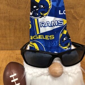 New LA Rams Gnome NFL Football Sports Fan Los Angeles Team Ball Gift Sunglasses
